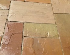 Natural stone patio pressure cleaning. Patio washing Norfolk