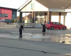 Norfolk pressure washing - car park cleaning